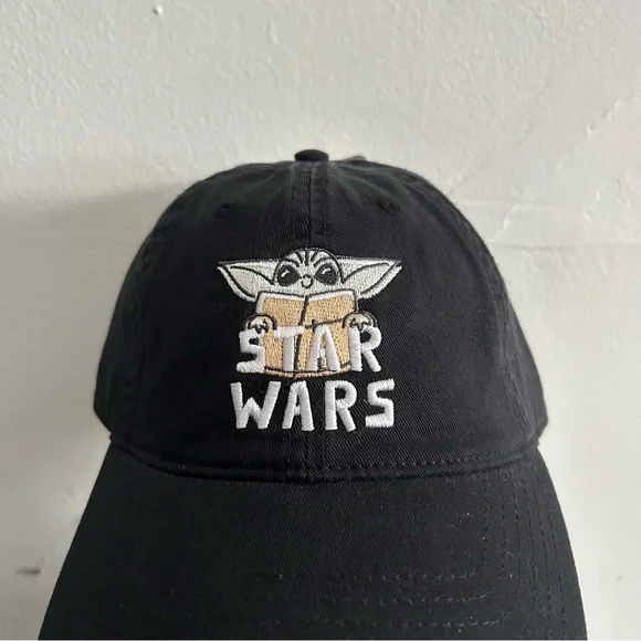 Disney Star Wars Baby Yoda Grogu Black Baseball Cap Hat One Size - Picture 4 of 8